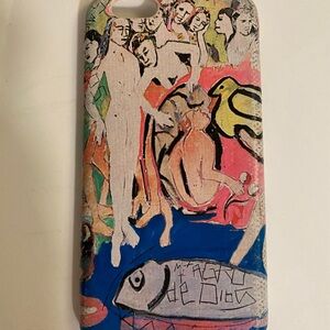 Alice + Olivia Multicolor Artistic iPhone Case